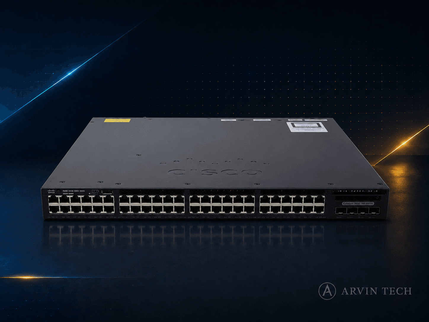 سوئیچ Cisco Catalyst WS-C3650-48PD-S با 48 پورت Gigabit PoE Plus